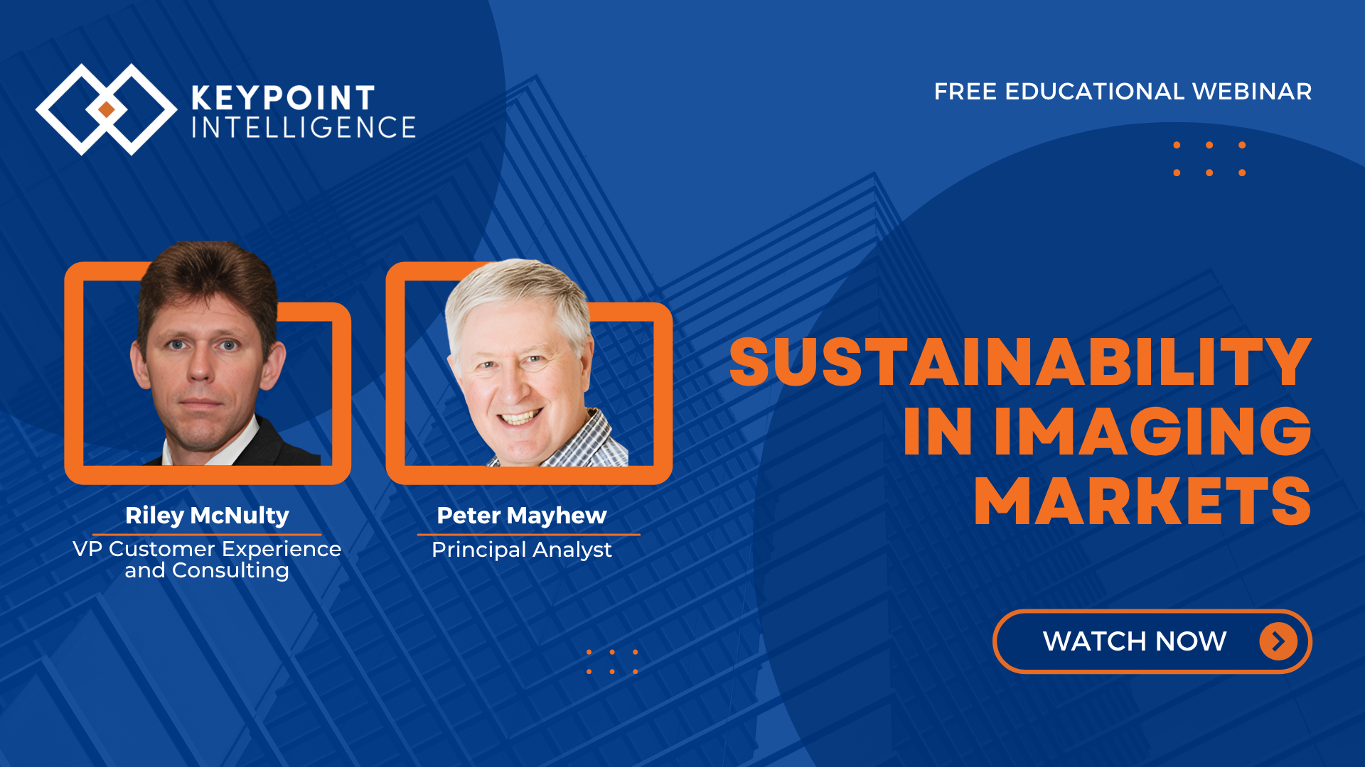 Sustainability in Imaging Markets - On Demand Webinar Sustainability in Imaging Markets - On Demand Webinar