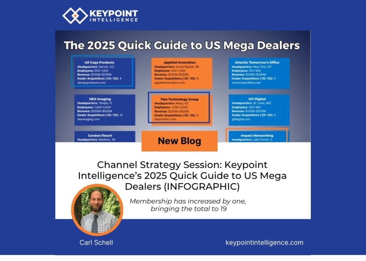 Channel Strategy Session: Keypoint Intelligence’s 2025 Quick Guide to US Mega Dealers (INFOGRAPHIC)