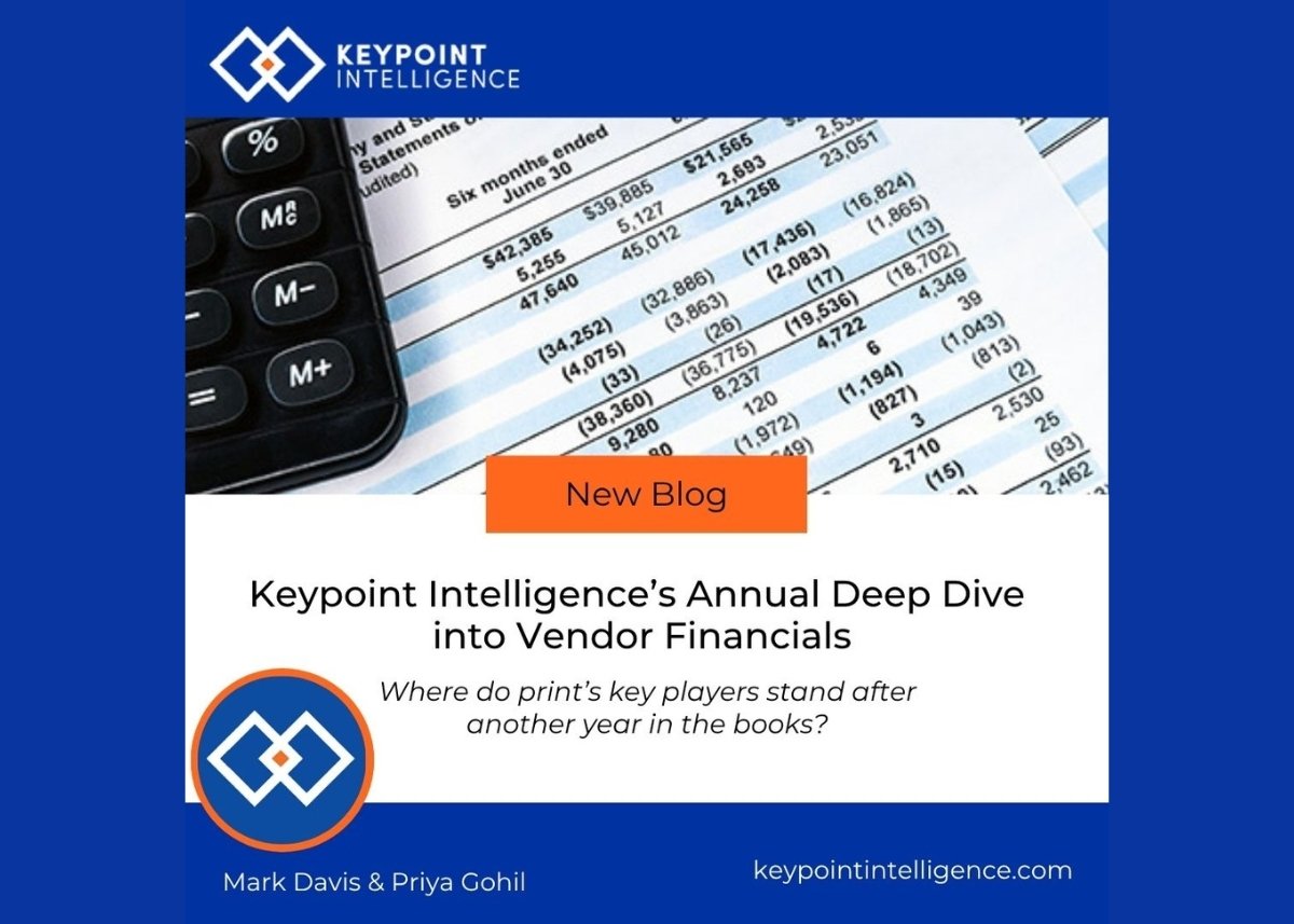 Keypoint Intelligence’s Annual Deep Dive into Vendor Financials