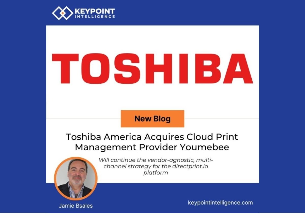 Toshiba America Acquires Cloud Print Management Provider Youmebee