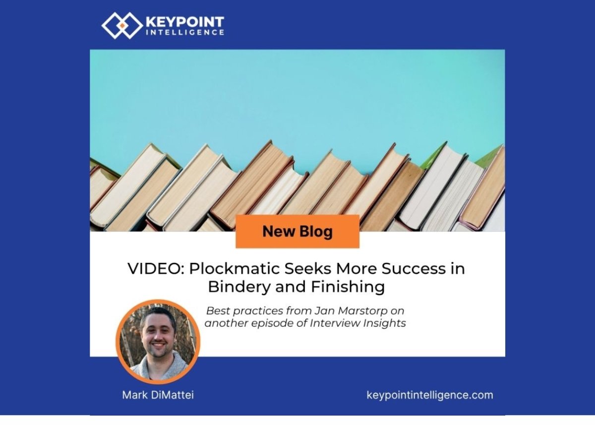 VIDEO: Plockmatic Seeks More Success in Bindery and Finishing